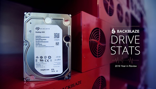 Backblaze 发布 2016年度硬盘故障率报告：HGST 优秀