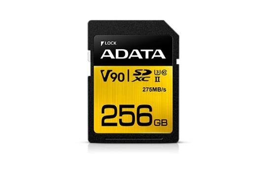 威刚全新256GB UHS-II Class 3存储卡发布