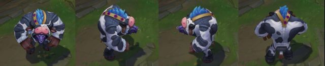lol2017愚人节皮肤特效一览：牛头、大嘴、凯南、鳄鱼