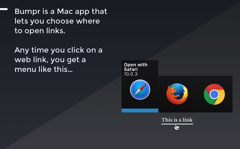 macOS有什么软件可以选择打开的链接？mac应用Bumpr好用吗？