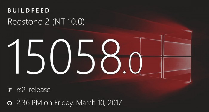 Windows 10 Build 15058发布：取消水印和过期时间