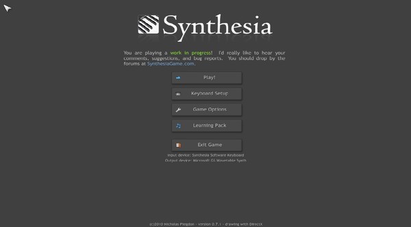 synthesia钢琴乐谱如何导入？