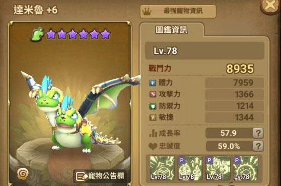 石器时代起源双头龙达米鲁怎么样？技能属性详解