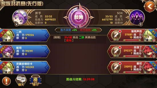 艾尔战记家族对抗赛怎么打 家族对抗赛详解