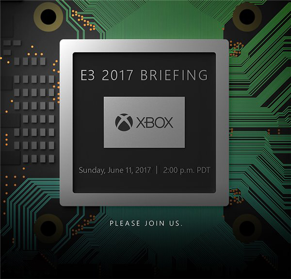 微软发出E3 2017邀请函：6月11日将正式发布Xbox天蝎座