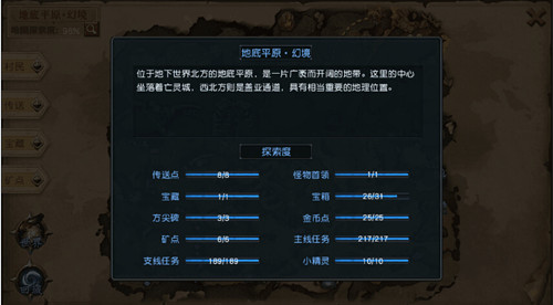迷雾世界地底平原最后一个金币点位置在哪？
