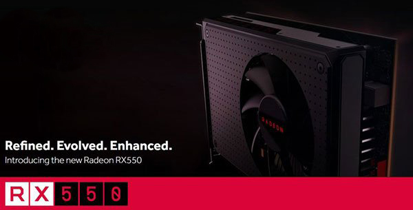 AMD RX 550显卡正式发售：却只能打个网游？