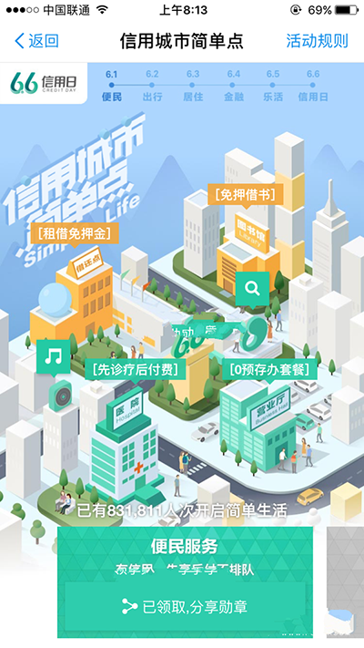 支付宝66信用日活动有什么？
