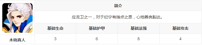 新莽荒纪：莽荒纪3武将木晓真人怎么样？新莽荒纪：莽荒纪3武将木晓真人技能详解