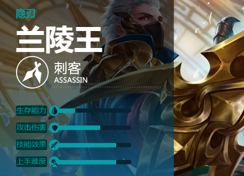 王者荣耀兰陵王技能分析，提高偷袭成功率！