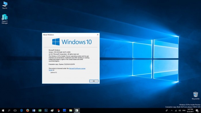 Win10 Build 16273版本更新发布：新增可变式字体Bahnschrift