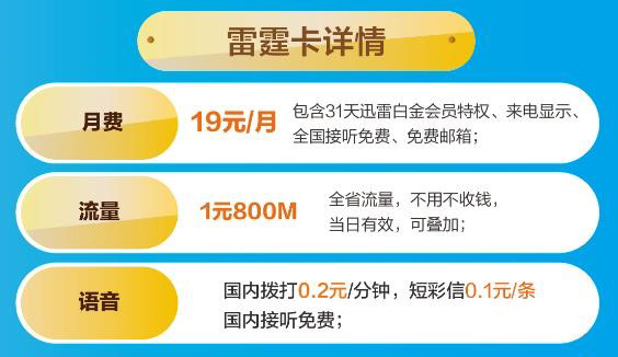 电信雷霆卡在哪领取？电信雷霆卡怎么申请领取？