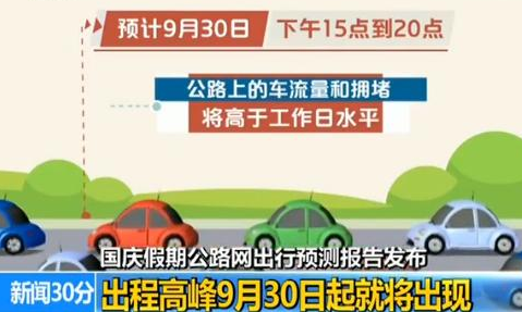 2017国庆出程高峰是什么时候？国庆出行避开拥堵教程