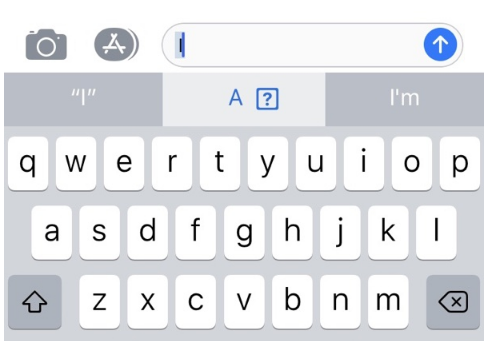 iOS11输入法出现bug：自动将I转换为A[?]