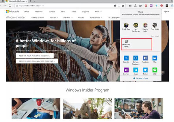 Win10 Near Share功能怎么用？Win10 Near Share功能使用方法