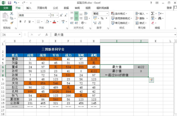 Excel中比较大值和最小值计算方法有哪些