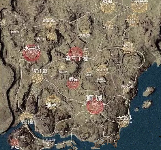 绝地求生沙漠地图资源寻找攻略