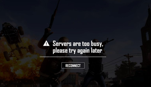 绝地求生大逃杀servers are too busy怎么解决