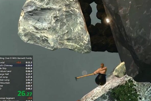 getting over it上帝视角是怎样的？和班尼特福迪一起攻克难关游戏介绍