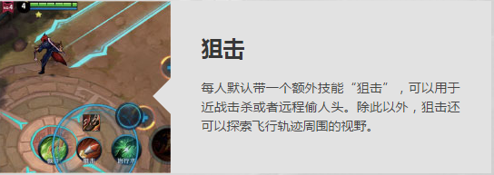 王者荣耀五军对决狙击介绍