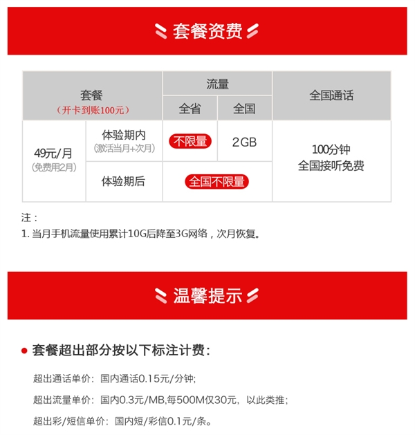 电信大牛卡怎么样？电信牛卡资费一览
