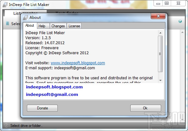 InDeep File List Maker(文件列表工具)