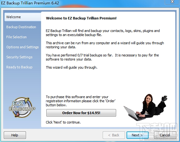 EZ Backup Trillian Premium(Trillian信息备份)V6.42下载
