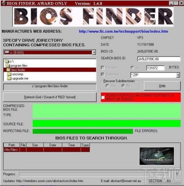 BIOS Finder(BIOS侦测器)V1.0.0下载