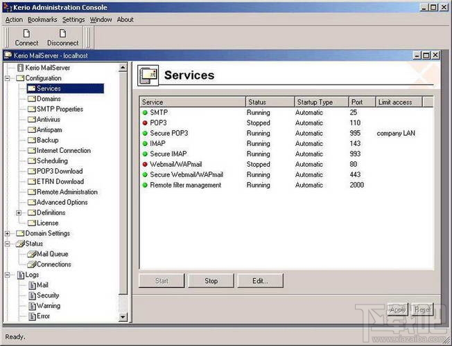 Kerio MailServer for Windows V6.7.3下载