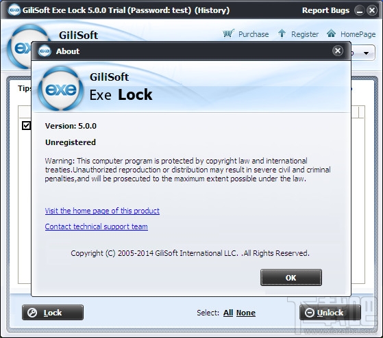 Gilisoft EXE Lock(1)