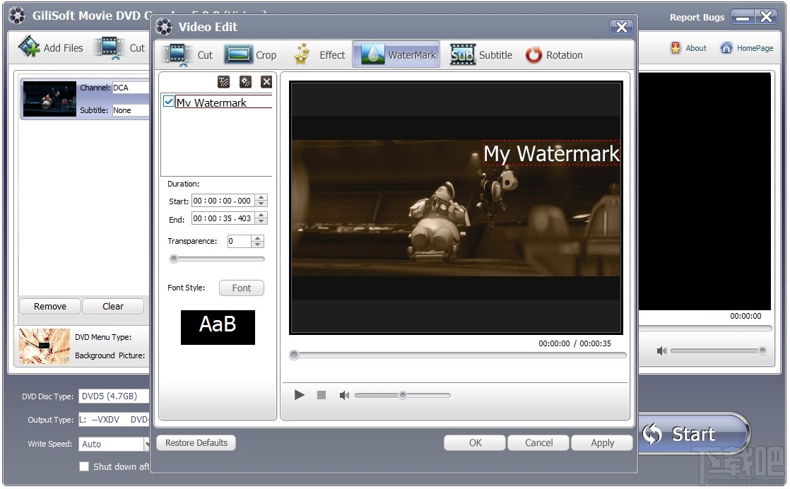 GiliSoft Movie DVD Creator(2)