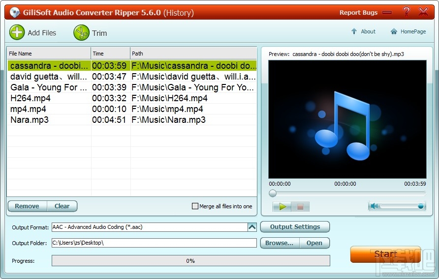 GiliSoft Audio Converter Ripper(2)