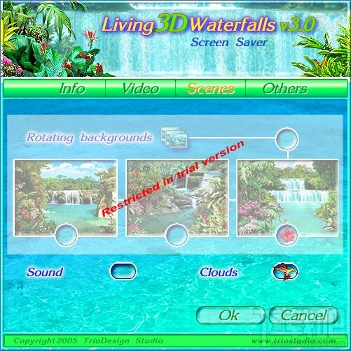 Living 3D Waterfalls(2)