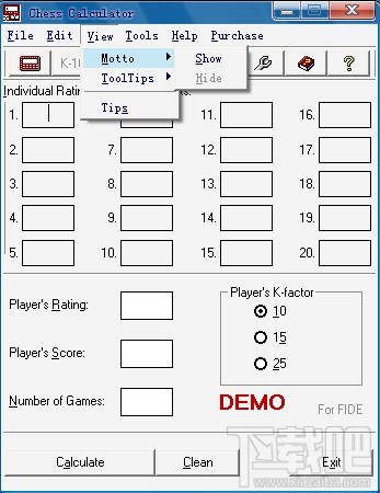 Chess Calculator for FIDE(2)