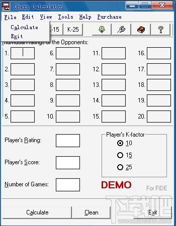 Chess Calculator for FIDE(3)