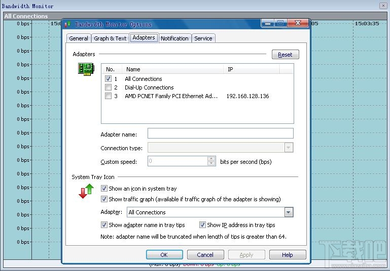 Bandwidth Monitor 3.4 官方版