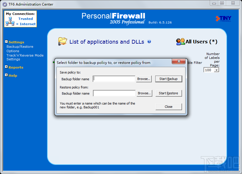 Tiny Personal Firewall(1)