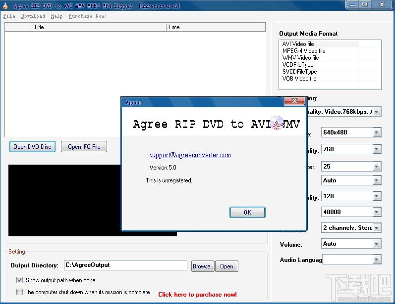Agree Free Rip DVD to AVI WMV MPEG MP4 Ripper(1)