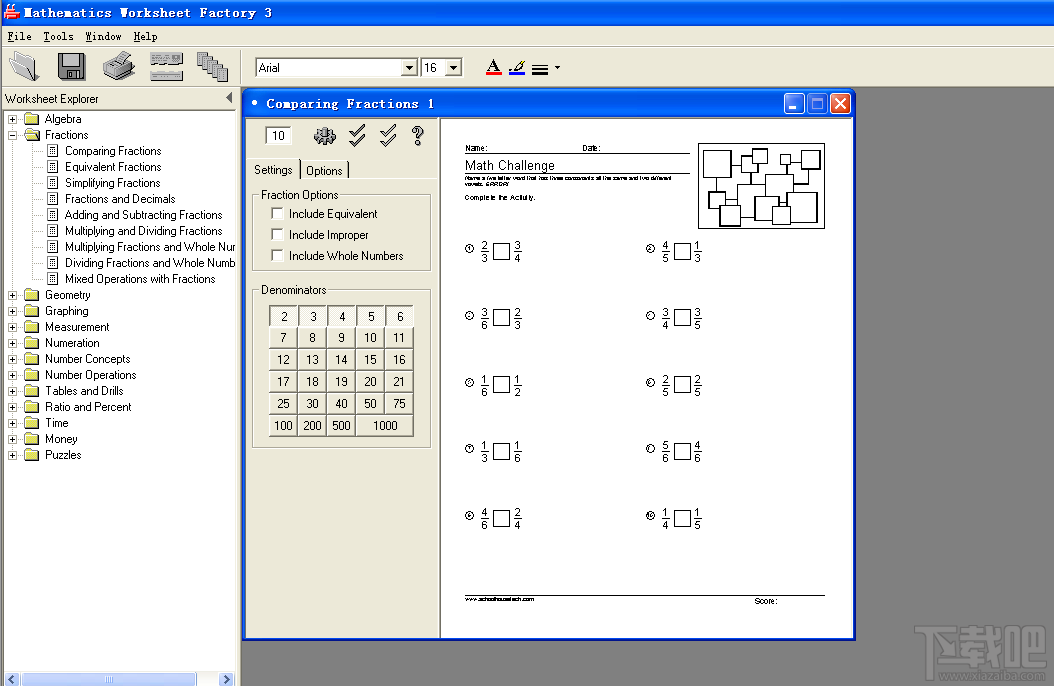 Mathematics Worksheet Factory(2)