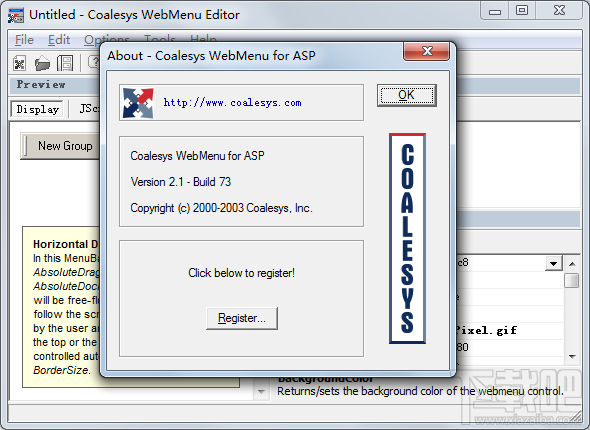 Coalesys WebMenu For ASP(1)