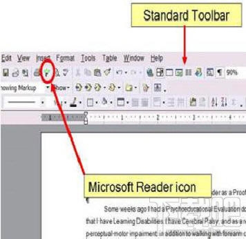 Word 2000/XP/2003 Add-In: Read in Microsoft Reader(3)