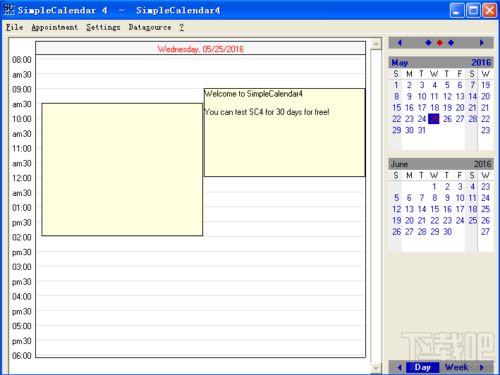 SimpleCalendar(1)