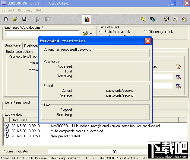 Advanced Word 2000 Password Recovery(1)