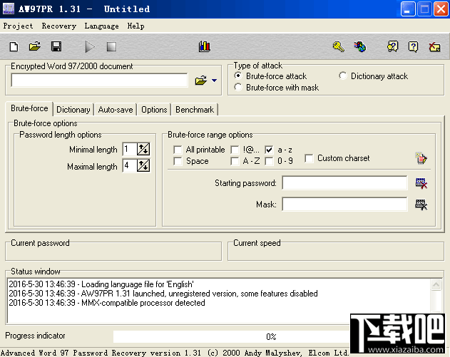 Advanced Word97 Password Recovery(3)