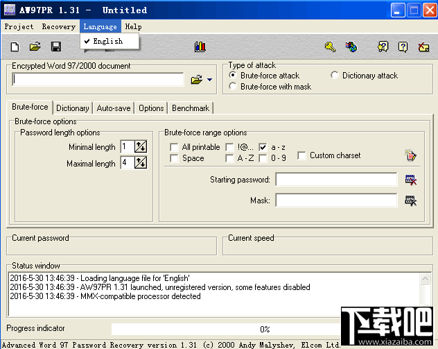 Advanced Word97 Password Recovery(2)