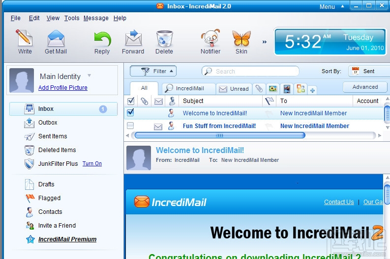IncrediMail(E-mail软件下载)V2 6.39下载