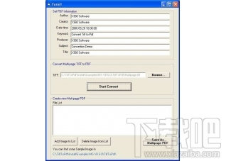 X360 Tiff to Pdf Image ActiveX Control(2)