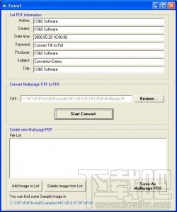 X360 Tiff to Pdf Image ActiveX Control(3)