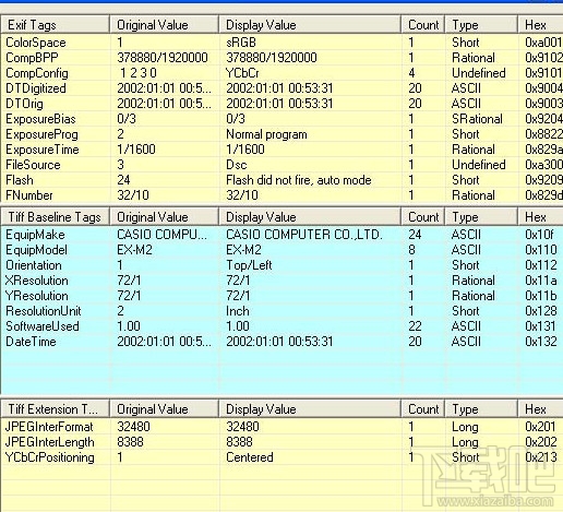 X360 Exif & Tiff Tag Viewer ActiveX Control(3)