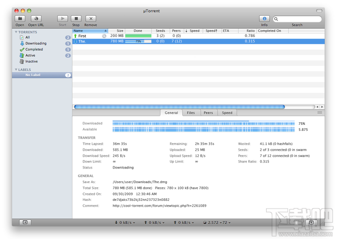 uTorrent Mac版(2)